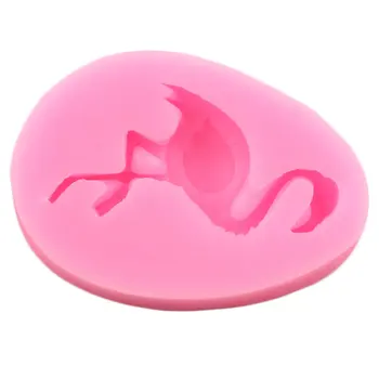 Flamingo Silikoonist Vormid Šokolaadi Fondant Hallituse Kook Dekoreerimiseks Vahendid Sugarcraft Cupcake Torukübar Hallituse Candy Polymer Clay Hallitusseened 174784