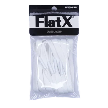 FlatX 8mm valge/Valge Värvi Metallist Vihjeid Kingapaelad Kõrge Kvaliteediga Professionaalset Kets Paelad Shoelace Lacet 3067