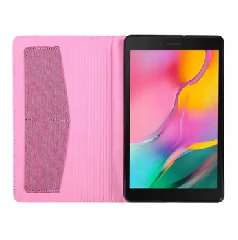 Flip Case Cover for Samsung Galaxy Tab 8.0 2019 SM-T295 T290 PU Slim Stand Case for Galaxy Tab 8.0 T295 Tablett Funda Juhul