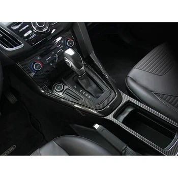 Ford Focus 2016 2017 MK3 ST süsinikkiust Värv, ABS Sisemine käiguvahetuse Paneeli Katta Sisekujundus LHD