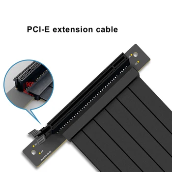 Full Speed 3.0 PCIE X16 Ärkaja Kaabel Graafika Kaardi pikendusjuhe PCI Express Ärkaja Varjestatud Extender koos antijam jaoks GPU AXYB 46326