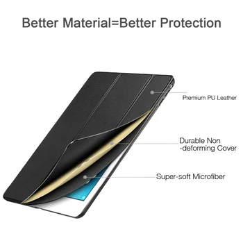 Funda Samsung Galaxy Tab E 9.6 SM-T560 SM-T561 Põrutuskindel kate Seista Omanik luuk Slim Coque + Karastatud Klaas