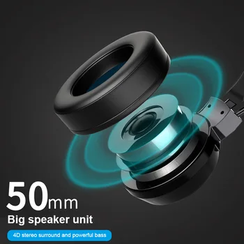 G58 Gaming Kõrvaklapid Mängija Kõrvaklappide Surround Sound Stereo Juhtmega Kõrvaklapid, USB Mikrofon Värvilise Valguse ARVUTI Sülearvuti Mäng