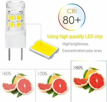 G8 LED Lamp AC110/130V Keraamiline Lamp 2835 17 Rant Esile LED Corn Light Crystal Sourceinstead kohta 20W halogeenlambi