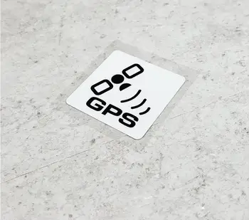 GPS JÄLGIMISE Alarm SystemSticker Hoiatus Label Peegeldav Vinüül Decal eest Auto,Mootorratas ,Bike Scooter5*5cm