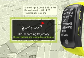 GPS sport smart vaadata, ujumine (südame löögisagedus, käe number, ring), ratsutamine (raja, kiirus, tempo, südame löögisageduse)