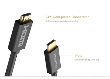 GTMEDIA HDMI2.0 Ühilduva Kaabli Pikendamine 4K 60Hz fiiberoptiliste Splitter Vahetaja HDR HDCP HDTV Box Projektor PS4