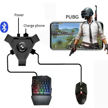 Gamepad Töötleja PUBG gaming laptop odav Klaviatuur, Hiir Converter For Android Telefonid Bluetooth Adapter Plug and Play 113401