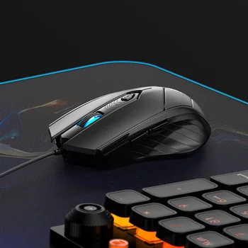 Gaming Mouse Gamer 6 Nuppu 2400 DPI Traadiga Ergonoomiline Hiir Led Mause Arvuti Hiir Vaikne USB PC Hiirtel Taustvalgus Sülearvuti