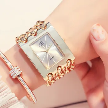 G&D Naiste Mood Casual Fashion Watch Kolme-Kett Diamond Roostevabast Terasest Käevõru Watch 114323