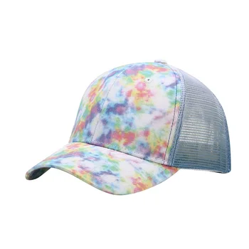 Geebro Naiste Tie-dye Baseball Cap Mood Hobusesaba Müts Summer Hingav Võrgusilma Mütsid Naine Väljas Päikese Kaitse Snapback Mütsid 119513