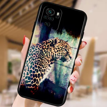 Gepard Leopard Jaguar Mood Silikoon Kate Xiaomi Redmi Lisa 10 10S 9 9S Pro Max 9T 8T 8 7 6 5 Pro 5A Telefoni Puhul