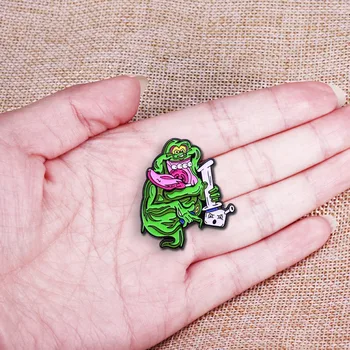 Ghostbusters Slimer Viibimise Puft Vahukommi Mees Bong Rip Stoner Pin-Koodi