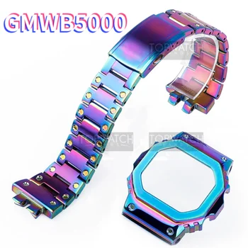 Gmwb5000 Rihmad GMW-B5000 Bezel Watch Band Rihm B5000 MOD Metall Roostevabast Terasest Watchband Juhul Raami Käevõru Repair Tööriistad