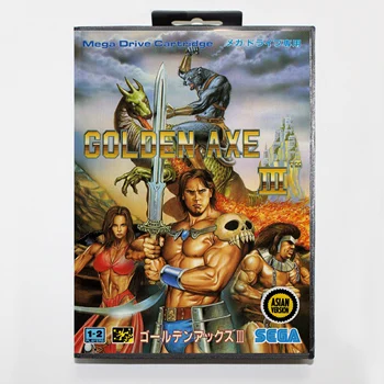 Golden Axe III 16bit MD Mäng Kaardi inglise Keelt Sega Mega Drive/ Genesis ELI/ JP/ EE/ RU Retail Box 123501