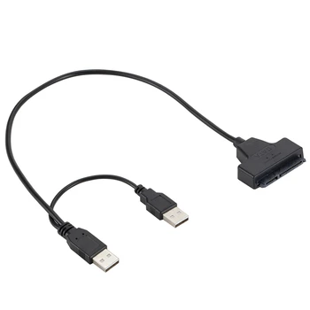 Grwibeou USB 2.0 2,5 inch HDD 7+15pin SATA Kõvaketta Kaabli Adapter SATA SSD & HDD arvuti sülearvuti