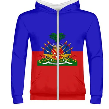 HAITI mees custom nimi number hti lukuga dressipluus rahvas lipu riigi ht prantsuse haiti vabariik college printida foto riided