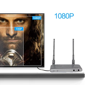 HD 1080P 50M USB KVM HDMI Traadita Extender 2.4 G 5G WiFi Traadita Side Võib Minna Läbi Seina IR TX RX Saatja