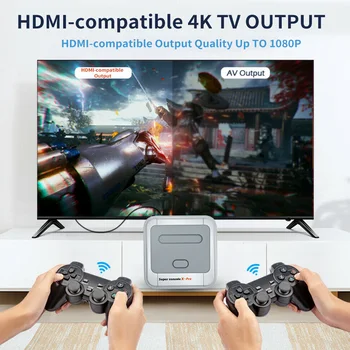 HD 4K TV Video Mängu Super Konsooli X-pro PS1/N64/DC 50+ Emulators 50000+ Mängud 256GB S905X CPU Mängu Mängija