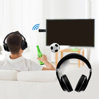 HFES Bluetooth Kõrvaklapid + USB Saatja TV PC Wireless Kõrvaklapid Üle-Kõrva Müra HiFi Stereo Gaming Headset koos Mic