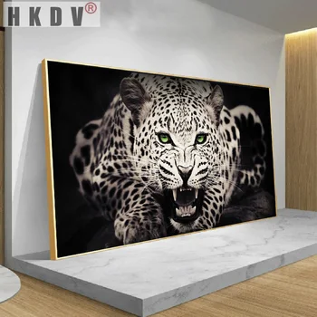 HKDV Aafrika Suur, Lõvi, Leopard Loomade Lõuend Maalid Seina Art Plakatid Prindib Pilte elutuba, Magamistuba Home Decor