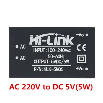 HLK-5M03 HLK-5M05 HLK-5M12 5W AC-DC 220V teha 12V/5V/3.3 V Buck astuma Toide Moodul Converter Intelligentne