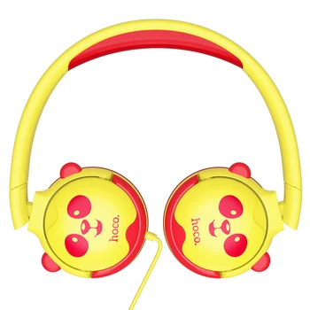 HOCO Lasteasutused Juhtmega Kõrvaklapid Lastele Mikrofon Max 85dB Toidu Klassi Materjali Üle-Kõrva Lapsed Kõrvaklapid, iPad, Kindle