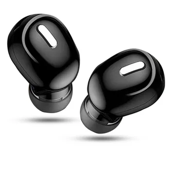 HOT-Mini-Kõrva 5.0 Bluetooth Kõrvaklapid HiFi Wireless Headset koos Mic Sport Earbuds Handsfree Stereo Heliga Kõrvaklapid Must