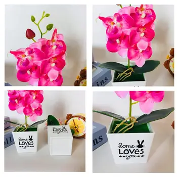 HOT MÜÜK!!! Kunstlik Butterfly Orchid Bonsai Võltsitud Lille Pott, kodumööbel Decor Hulgi Dropshipping Uute tulijate