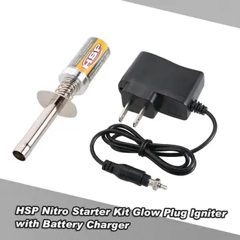 HSP Nitro Starter Kit hõõgküünal Süüde Seade, Aku Laadija HSP RedCat Nitro Toide 1/8 1/10 RC Auto
