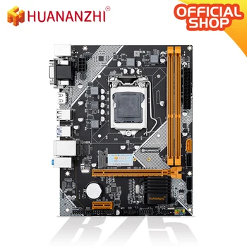 HUANANZHI B75 Emaplaat M-ATX Intel LGA-1155 i3 i5 i7 E3 DDR3 1333/1600MHz 16GB SATA3.0 USB3.0 M. 2 VGA HDMI-Ühilduva 91156