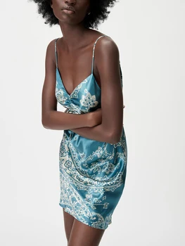 HWLZLTZHT Naiste Prindi Tõsta Lühikesed Kleidid 2021 Suvel Ruched Reguleeritavad Rihmad Backless Mini Seksikas Kleit Stiilne Vabaaja Pool Kleit 2104