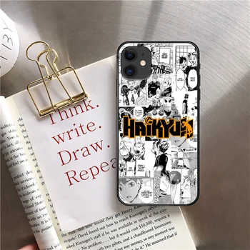 Haikyuu Haikyu Anime Telefoni Juhul Kate Iphone 6 7 8 11 12 5S 6S X-Xr, XS Se Plus Pro Max Mini 2020 Must Etui Luksus Maali 75526