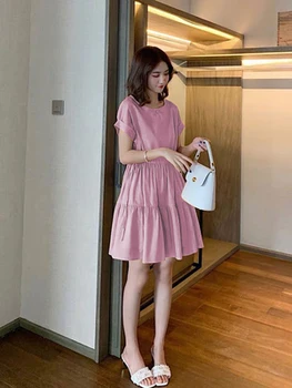HanWomen on pluss suurus kleit korea fashion temperament lahti vanus-vähendada rasva mm seelik