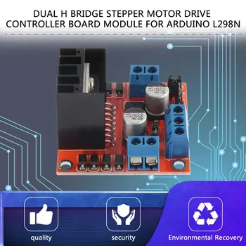 Hea Kvaliteediga Dual H-Bridge Stepper Motor Drive Kontroller Juhatuse Moodul Arduino L298N Mootorsõiduki Juht Juhatuse Moodul