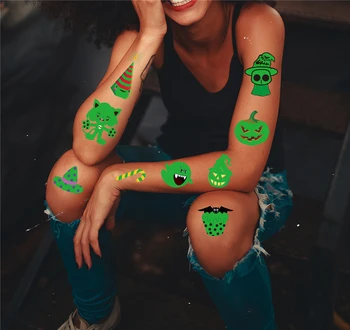 Helendav Tattoo On Veekindel Ajutine Kleebised Laste Päevavalgus Võltsitud Tätoveeringud Flash Poiss, Tüdruk Käe Face Art Värvikas Armas Tätoveering