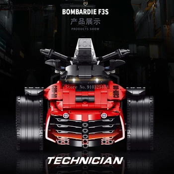 High Tech Looja Mootorratta Can-Am Spyder F3-S Mehaanilised liikluskorraldusseadmed 903pcs Kes ehitusplokid Mänguasjad Poistele Kingitus