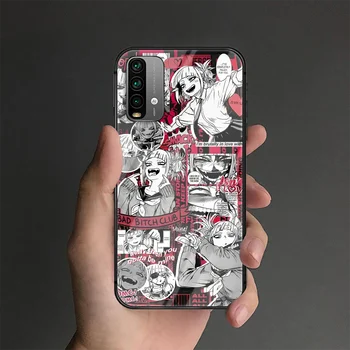 Himiko Toga Telefon Karastatud Klaasi Puhul Kaas Xiaomi Redmi Märkus 7 8 9 A S T K30 Pro Ultra Hoesjes Kate Mood Must