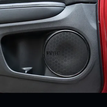 Honda HRV HR-V Vezel Tarvikud- 2017 2018 2019 2020 ABS süsinikkiu Ukse Stereo Kõlar Krae Kate Sisekujundus Ringi 4tk