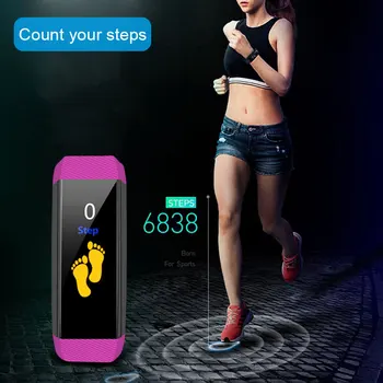Hot Müük Fitness Vaadata Veekindel Smart Fitness Bänd Step Counter Calorie Counter Pedometer Watch Naistele ja Meestele