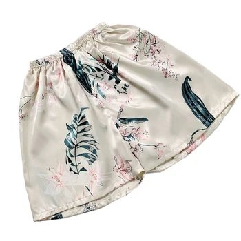 Hot Müük Silk Satin pajama lühikesed püksid Seksikas Aluspesu Mugavad ja Pehmed Naiste Sleepwear Põhjad Poksijad lühikesed Püksid 2021 L-XL
