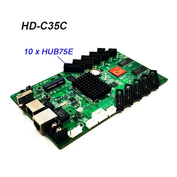 Huidu HD-C35C Asünkroonne Täis-Color LED Modules / LED Paneelid Kontrolleri Kaart ,reguleerimisvahemik 1024x512 Pikslit Pardal Flash 4GB
