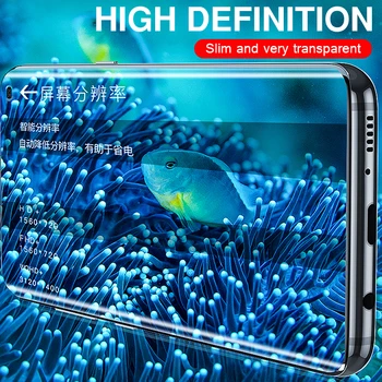 Hüdrogeeli Film Samsung S20 Ultra S8 S9 S10 Plus E Lite Märkus 8 9 Märkus 10 Pro Protector Film Galaxy F41 A42 Mitte Klaas