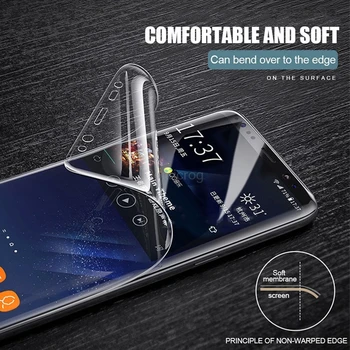 Hüdrogeeli Kile Ekraani Kaitsekile Samsung Galaxy S21 Ultra S20 FE S8 S9 S10 Pluss Lisa 9 8 20 Ultra 10 Lite Kaitsev Kate