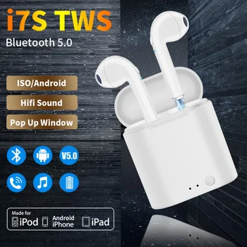 I7s TWS Traadita Kõrvaklappide 5.0 Bluetooth Kõrvaklapid Sport Earbuds Headset Koos Mic Power Bank For Smartphone Android, IOS Kuularid