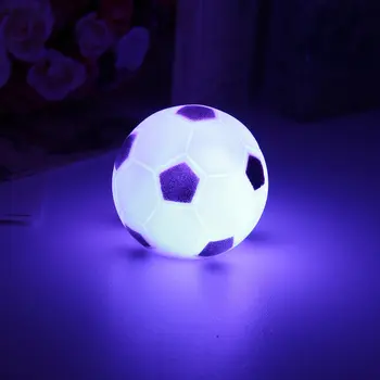 ICOCO Kvaliteedi Värvid Muutuvad Jalgpalli LED Night Light Meeleolu Lepinguosalise Jõulud Kodu Kaunistamiseks Nightlight Lamp Suurepärane Kingitus Lastele