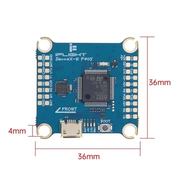 IFlight SucceX-E F4 V2.1 2-6S STM32F405 Lennu Kontrolleri (MPU6000) koos Baromeeter/ 30.5*30.5 mm kinnitusava/OSD jaoks FPV undamine