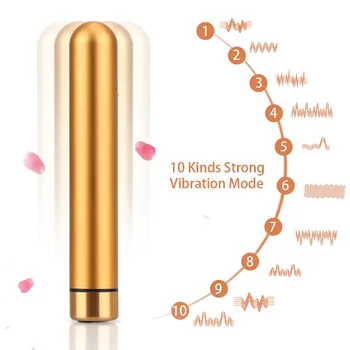 IKOKY 10 Sagedus AV-Stick Mini Bullet Vibraator Täiskasvanud Sugu Mänguasjad, Naiste G-spot Kliitori Stimulaator Dildo Vibraatorid