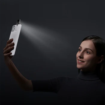 IPhone X XS Max XR Ringi Valguse Puhul Vilkuma iPhone 12 11 Pro Max 7 8 Plus Ilu Fotod Selfie Täitke Kerge Kaas