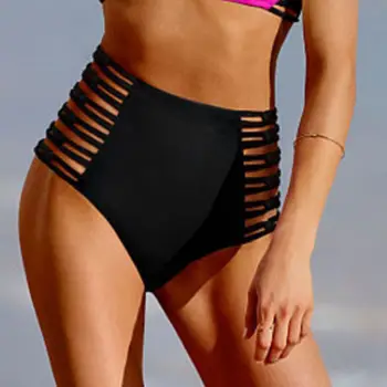 ITFABS 5 Värvi Naiste Sexy Bikini Lady Push up Beach Ujumistrikoo Kõrge Vöökoht seest Õõnes Välja Põhjad S-XL